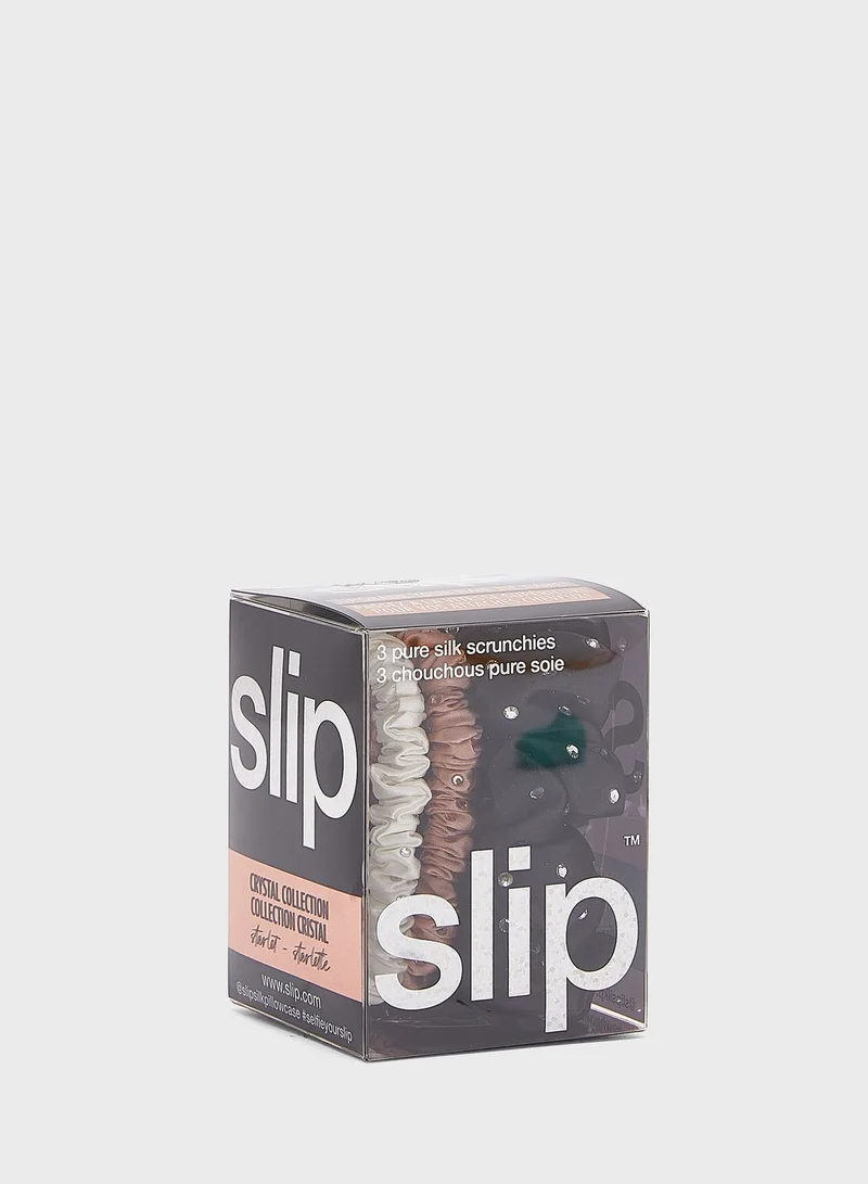 SLIP Crystal Scrunchie Collection