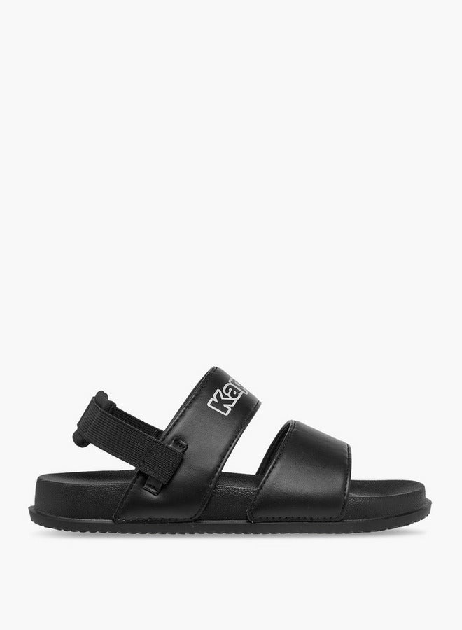 Kappa Boys' Logo Print Sandals with Elasticated Strap - Image 1