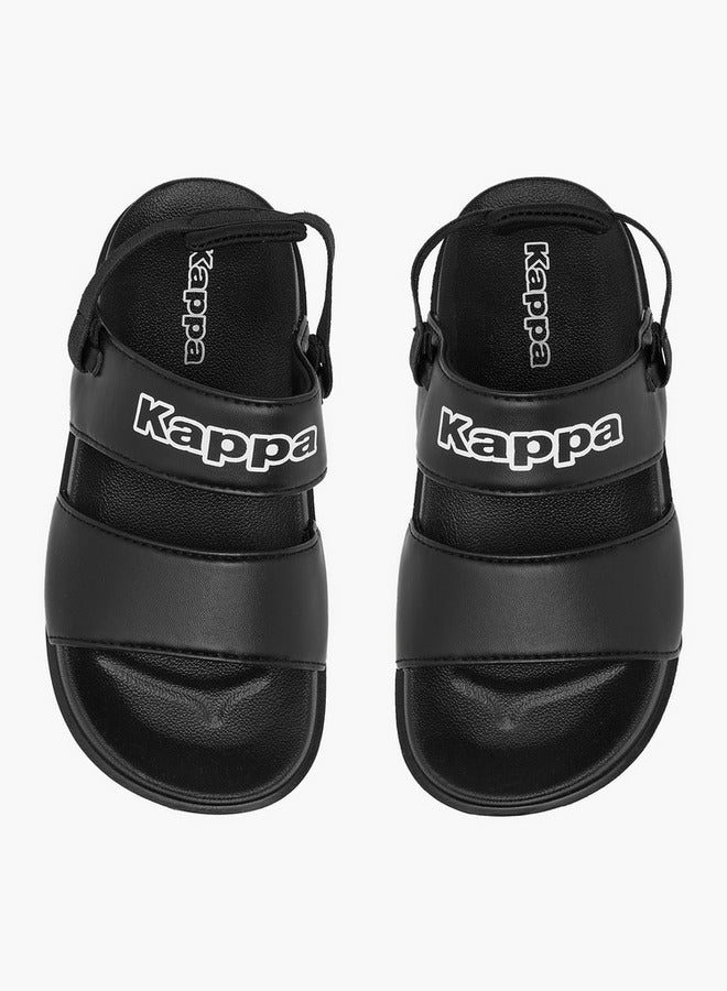 Kappa Boys' Logo Print Sandals with Elasticated Strap - Image 2