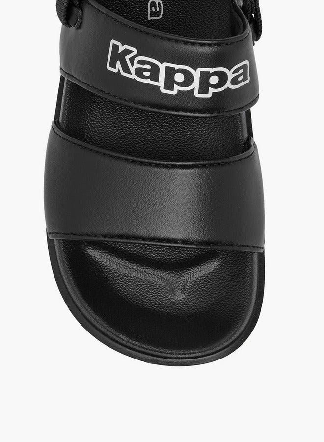 Kappa Boys' Logo Print Sandals with Elasticated Strap - Image 3