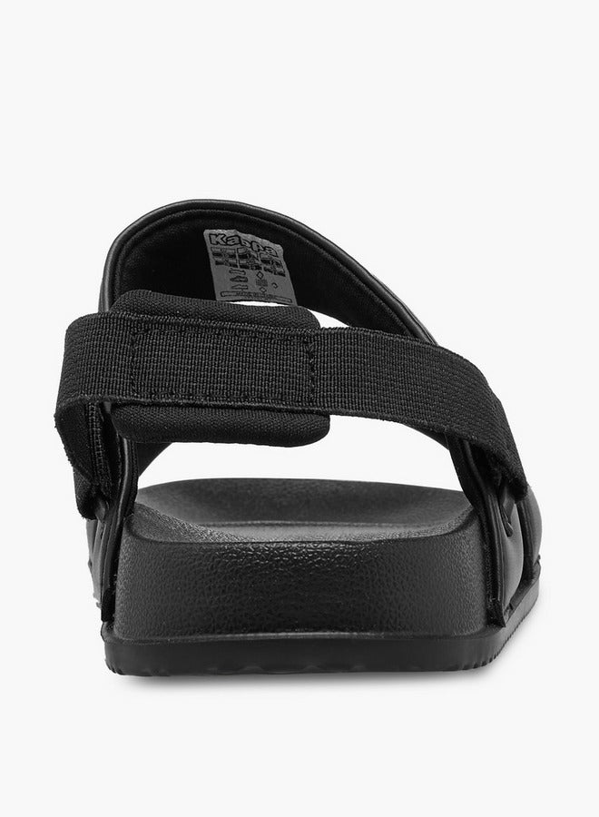 Kappa Boys' Logo Print Sandals with Elasticated Strap - Image 4
