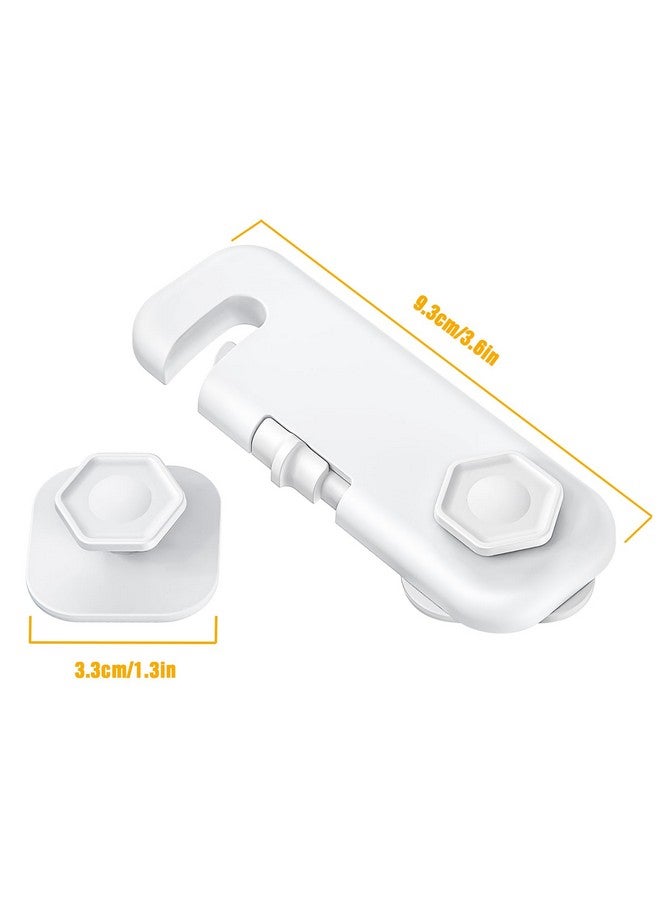 TriLink 6 Pack Fridge Locks for Kids, Cabinet Locks Baby Proofing, Child Proof Refrigerator Lock, Door Locks for Kids Safety, Baby Locks for Cabinets and Drawers, Doors, Fridges, Freezers, Closets, Ovens - Image 3