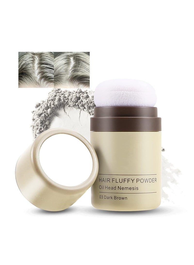 SYOSI Hairline Powder, Instantly Conceals Hair Loss, Hair Powder for Thin Hair, Root Touch Up Powder Hair Shadow Cover Hair Loss Instantly, Hairline Powder for Women Men, Root Touch Up Hair Powder (White) - Image 1