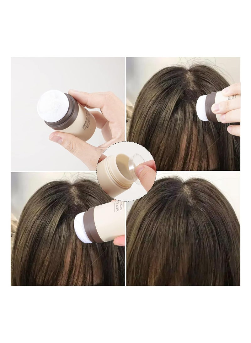 SYOSI Hairline Powder, Instantly Conceals Hair Loss, Hair Powder for Thin Hair, Root Touch Up Powder Hair Shadow Cover Hair Loss Instantly, Hairline Powder for Women Men, Root Touch Up Hair Powder (White) - Image 3