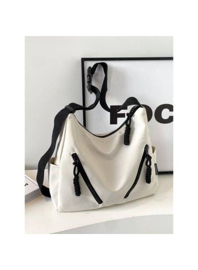 Women's Crossbody Waterproof Large Capacity Tote Bag,Multifunctional,Fashionable,Casual Crossbody Dumpling Shoulder Bag with Zipper Closure,Multi Pockets Shopping Satchel Bag, Portable Travel & Business Trip Storage Bag For Commuting Work,College Students & Everyday Use. - Image 1