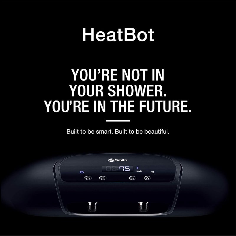 AO Smith AO Smith HeatBotSZS015DG SILVER Storage 15 Litre Vertical Digital Display Remote Controlled Water Heater Geyser Silver 4 Star  - Image 2