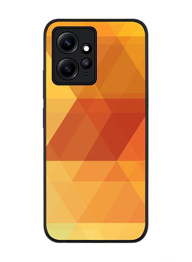 Stylizedd Rugged Black edge case for Redmi Note 12 4G Slim fit Soft Case Flexible Rubber Edges Anti Drop TPU Gel Thin Cover - Yellow Fever - Image 1