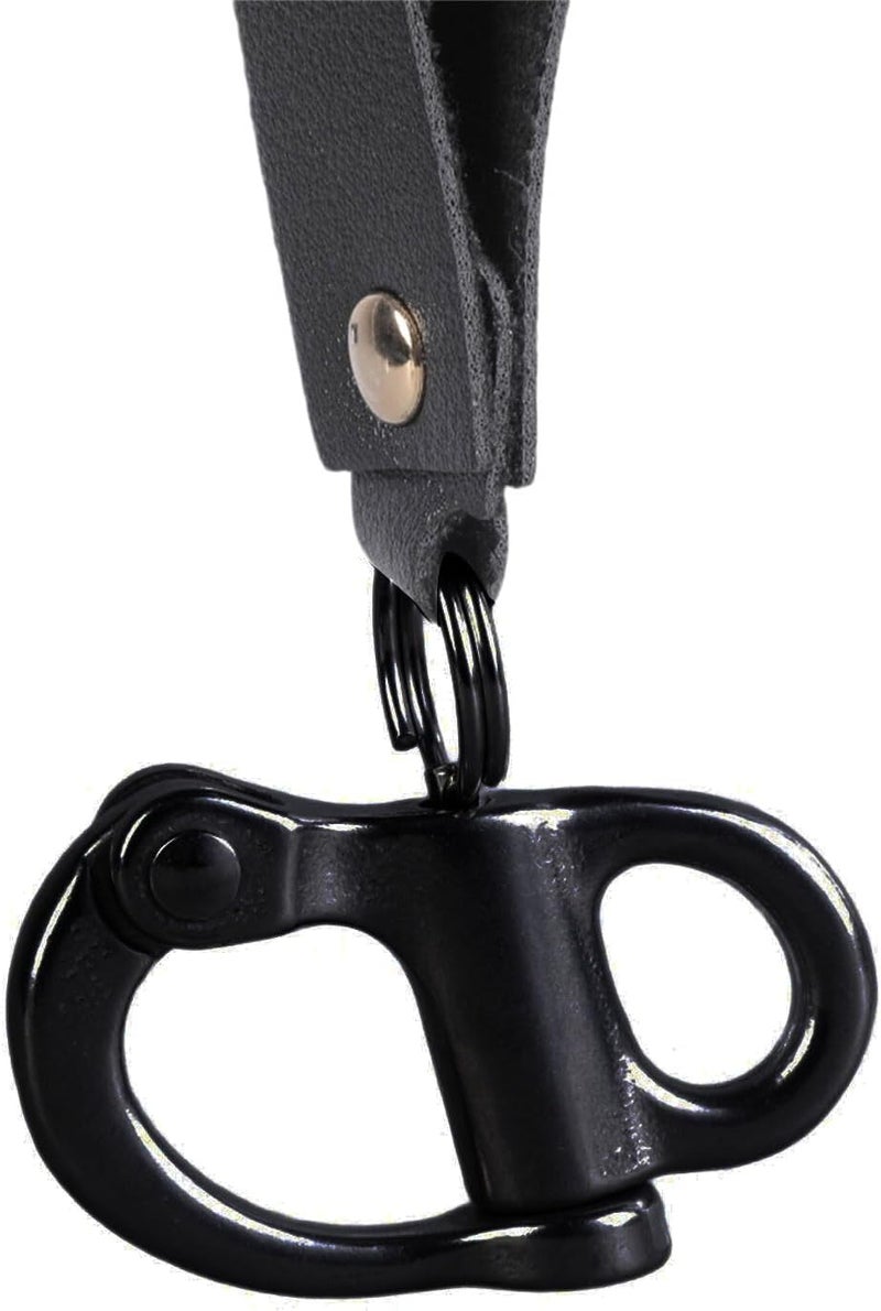 مشابك سريعة التحرير عالية القوة لملحقات رجال الإطفاء SCBA، تصميمات بمقبض من الجلد والفولاذ المقاوم للصدأ، مشبك سريع التحرير - Image 3