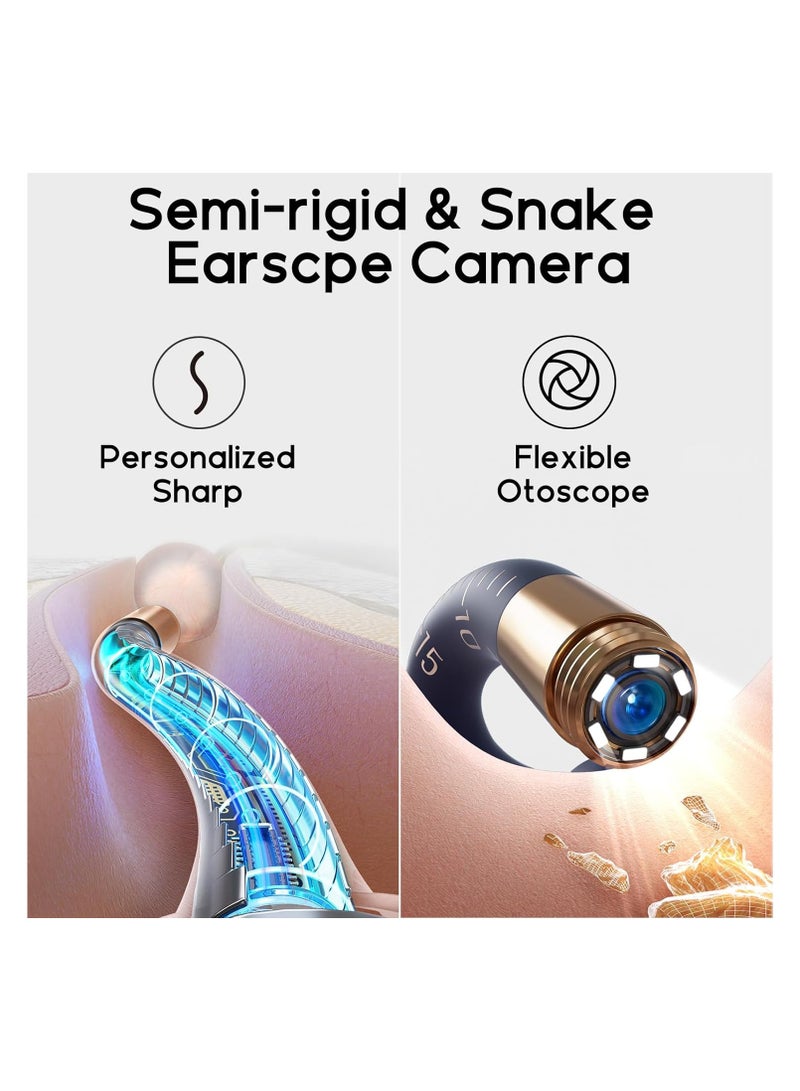 Bebird Ear Wax Removal Tool Camera & Light, Visual Earwax Cleaner with Cleaning Kit As Spade/Spoon/Picker/Tweezers Clean Ears for Family, Ear-Scope Wireless WiFi Connect (Dark Blue) - Image 3