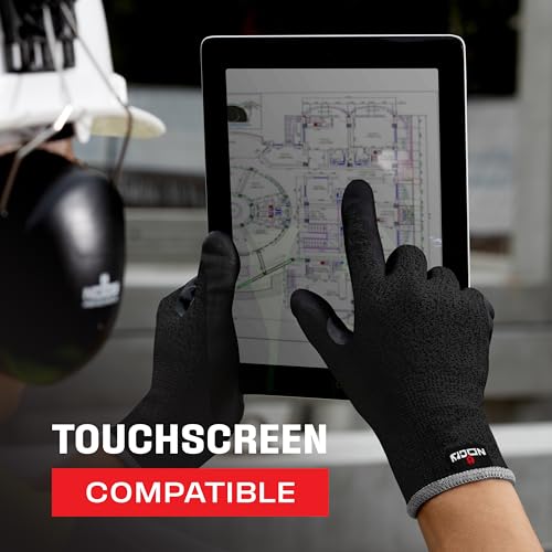 NoCry Professional Cut Resistant Work Gloves for Men and Women with Firm Grip and Waterproof Palms — Touchscreen Tips & Reinforced Thumb — Ideal for Cutting, Slicing and Dicing - Image 4