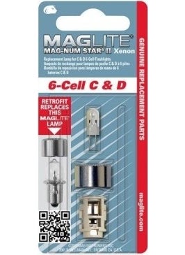 MAGLITE LMXA601 Mag-Num Star II 6-Cell Xenon Bulb 