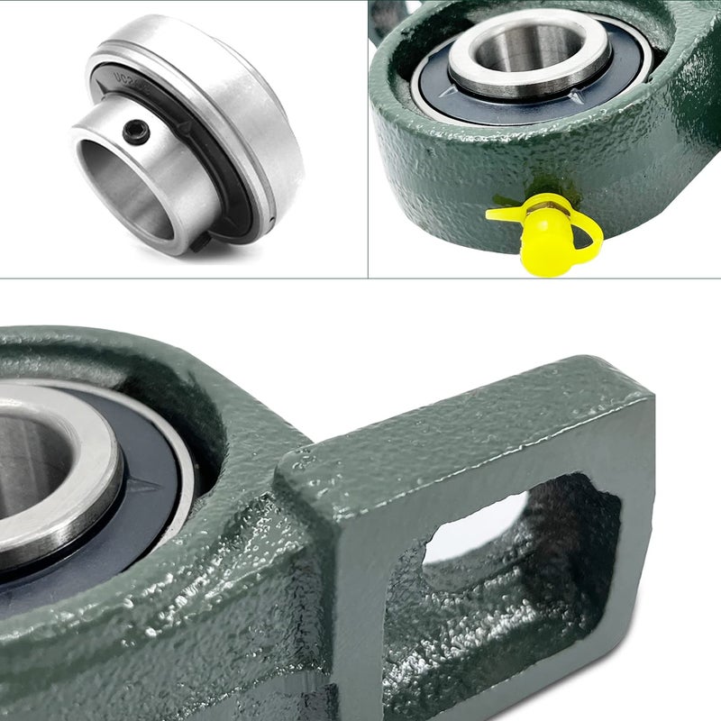 DEEPDREAM 10Pcs UCP201-8 Pillow Block Bearing with 1/2" Bore Mounted Pillow Block Bearings Chrome Steel Bearings Self-Alignment - Image 5