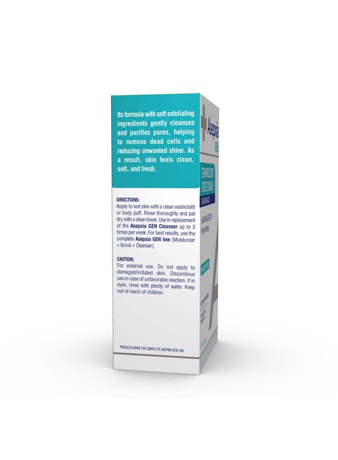 Asepxia GEN Facial Exfoliating Scrub Gel for Oily Skin with Anti-Brightness Effect, 3.5 Ounce - Image 5