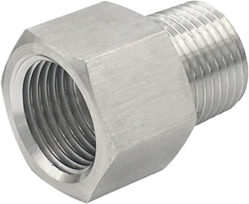 304 Stainless Steel Pipe Adapter, Metric to BSP Male x Female for Instrumentation(Color10) - Image 1