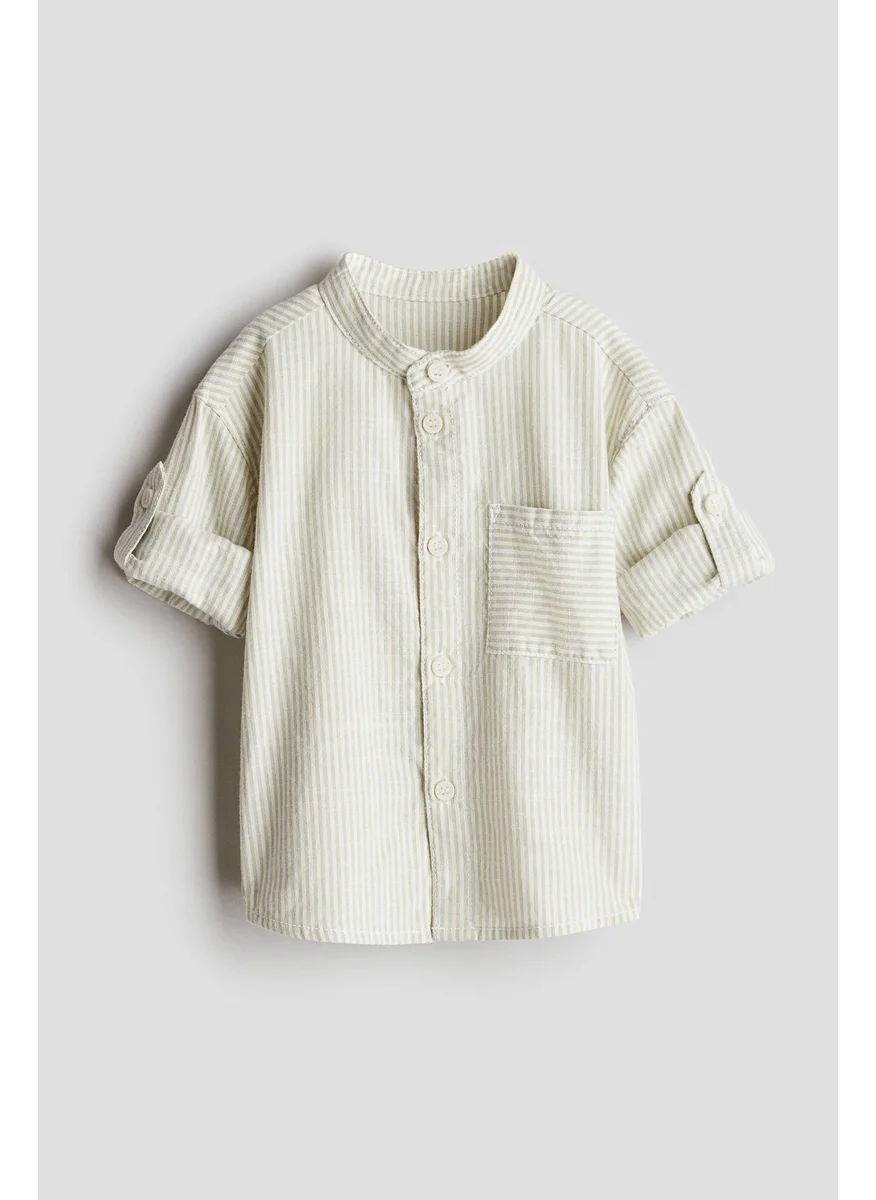 H&M Cotton Grandad Shirt