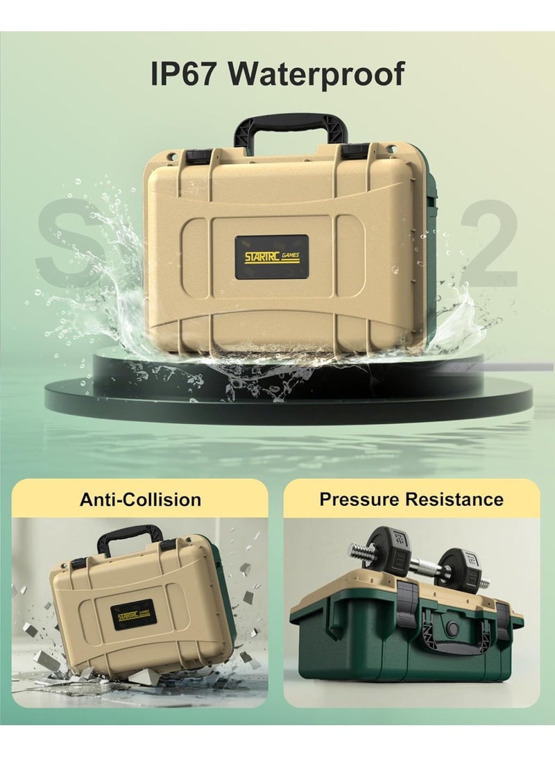 ألعاب ستارترك حافظة STARTRC GAMES الصلبة المحمولة لنينتندو سويتش 2 إصدار ديلوكس محترف مقاوم للماء وفقًا لمعيار IP67حافظة سفر صلبة مع بطانة ناعمة - مناسبة للجهاز ويد التحكم Pro والإكسسوارات - Image 4