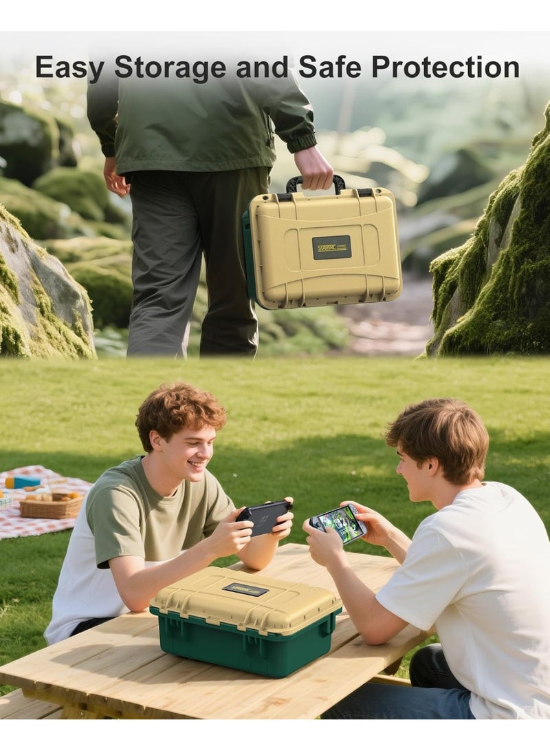 ألعاب ستارترك حافظة STARTRC GAMES الصلبة المحمولة لنينتندو سويتش 2 إصدار ديلوكس محترف مقاوم للماء وفقًا لمعيار IP67حافظة سفر صلبة مع بطانة ناعمة - مناسبة للجهاز ويد التحكم Pro والإكسسوارات - Image 5