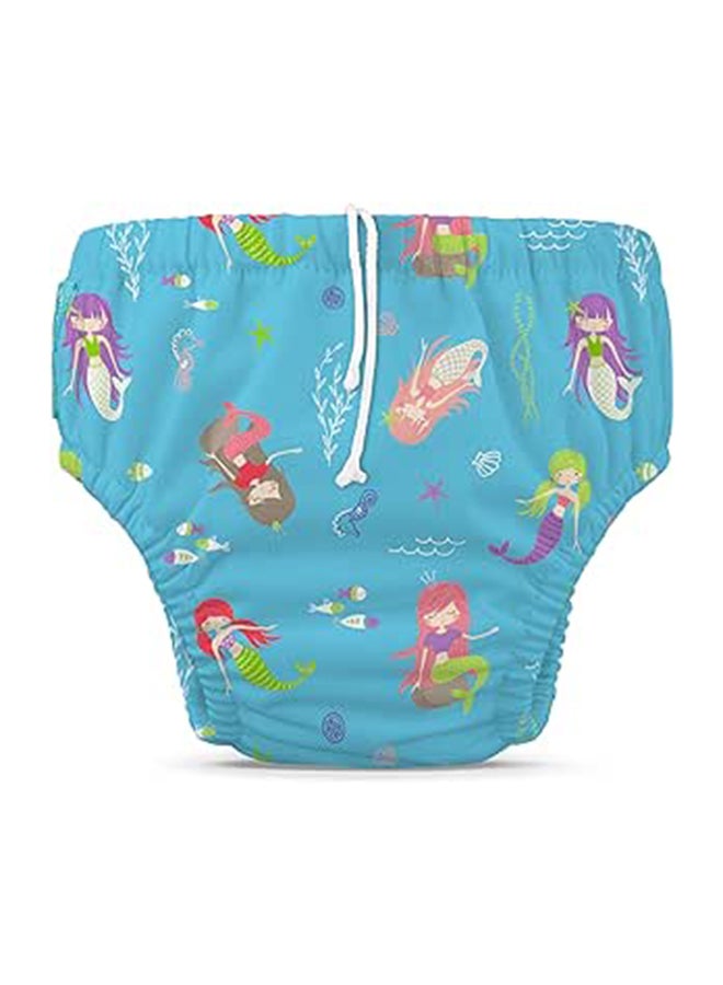 Charlie Banana 2 In 1 Swim Diaper And Traing Pants Mermaid Tiffany Medium - Image 1