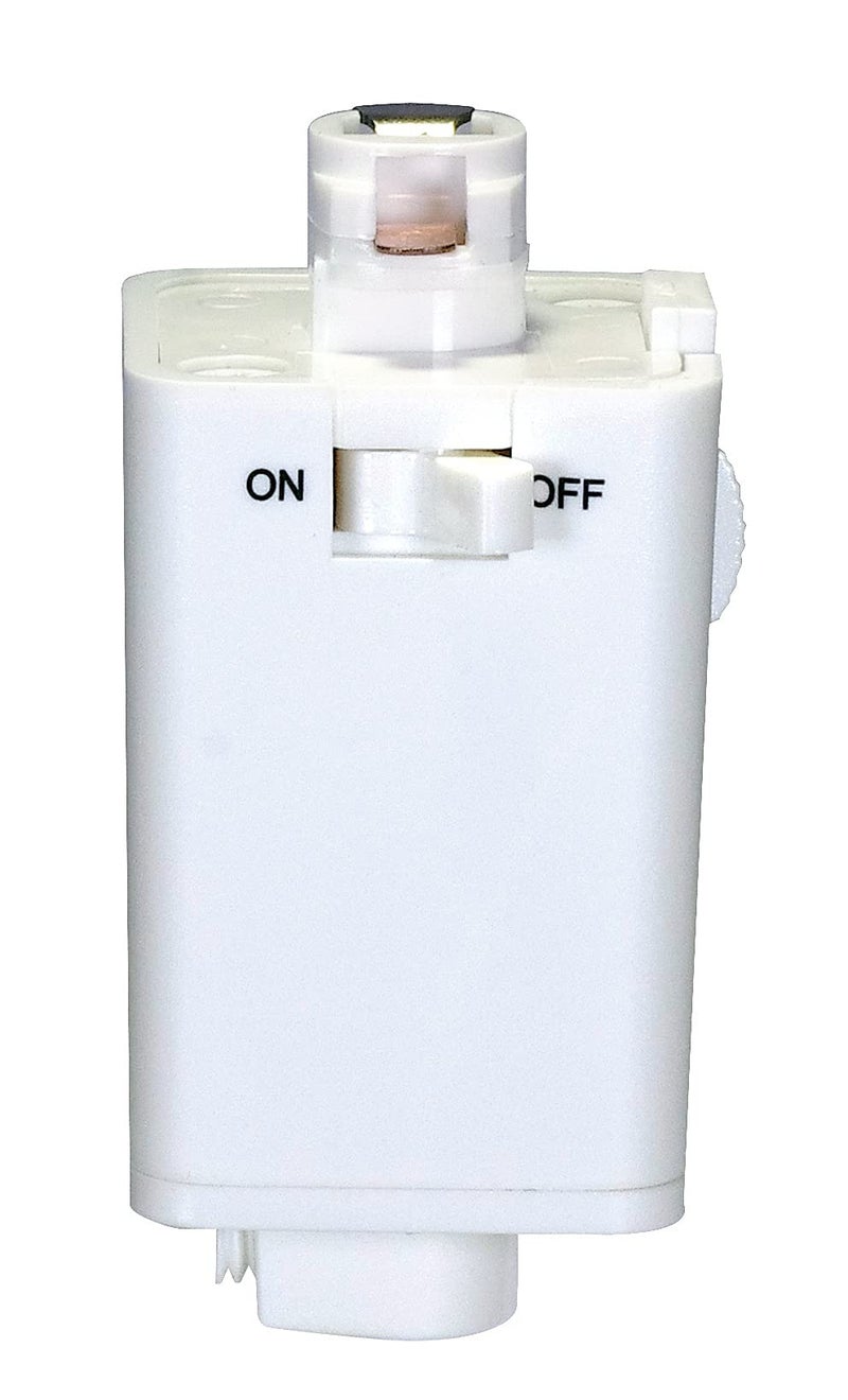 Nuvo Lighting TP231 Pendant Track Adapter , White - Image 1
