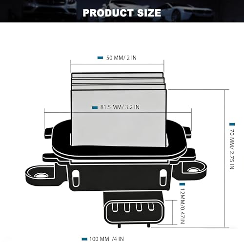 DAFGSEA Blower Motor Resistor for 2010-2017 Ford Expedition | 2010-2014 Ford F-150 | 2011-2017 Lincoln Navigator, Auto Temp Control Replacement for BL3Z-19E624-A YH-1829 - Image 4