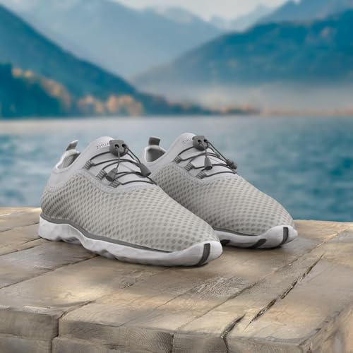Zhuanglin Men's Quick Drying Aqua Water Shoes,3-Second Drainage & All-Terrain for Swimming,Hiking,Yoga - Image 2