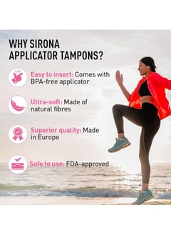 Sirona Sirona Applicator Tampons for Heavy & Super Heavy Flow - 16 tampons  - Image 4