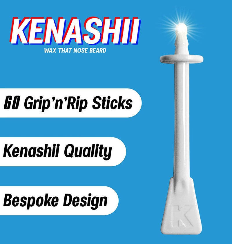 KENASHII Gripâ€™nâ€™Rip Nose Waxing Sticks from Kenashii, Bespoke Nasal Wax Applicators for Easy and Effective Nose Hair Removal, Wax and Wipes Sold Separately - Image 3