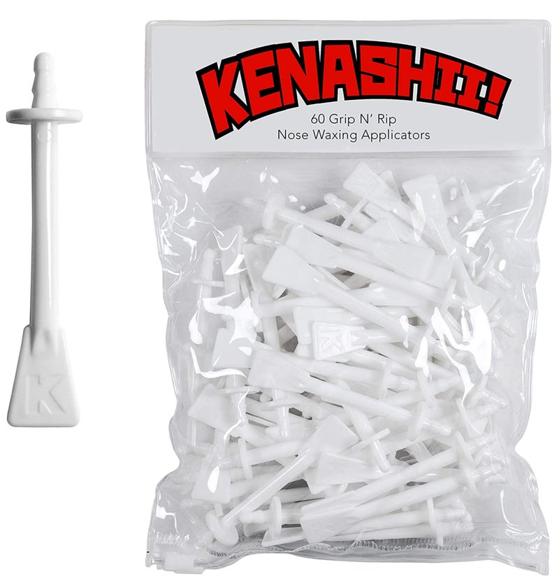 KENASHII Gripâ€™nâ€™Rip Nose Waxing Sticks from Kenashii, Bespoke Nasal Wax Applicators for Easy and Effective Nose Hair Removal, Wax and Wipes Sold Separately - Image 1