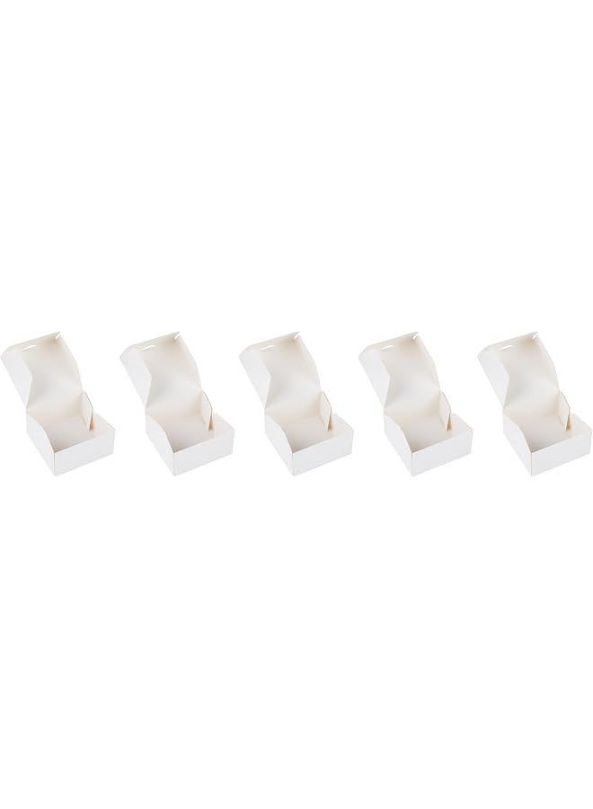 Paper Cake Storage Boxes 15cm x 15cm, 5 Pieces
