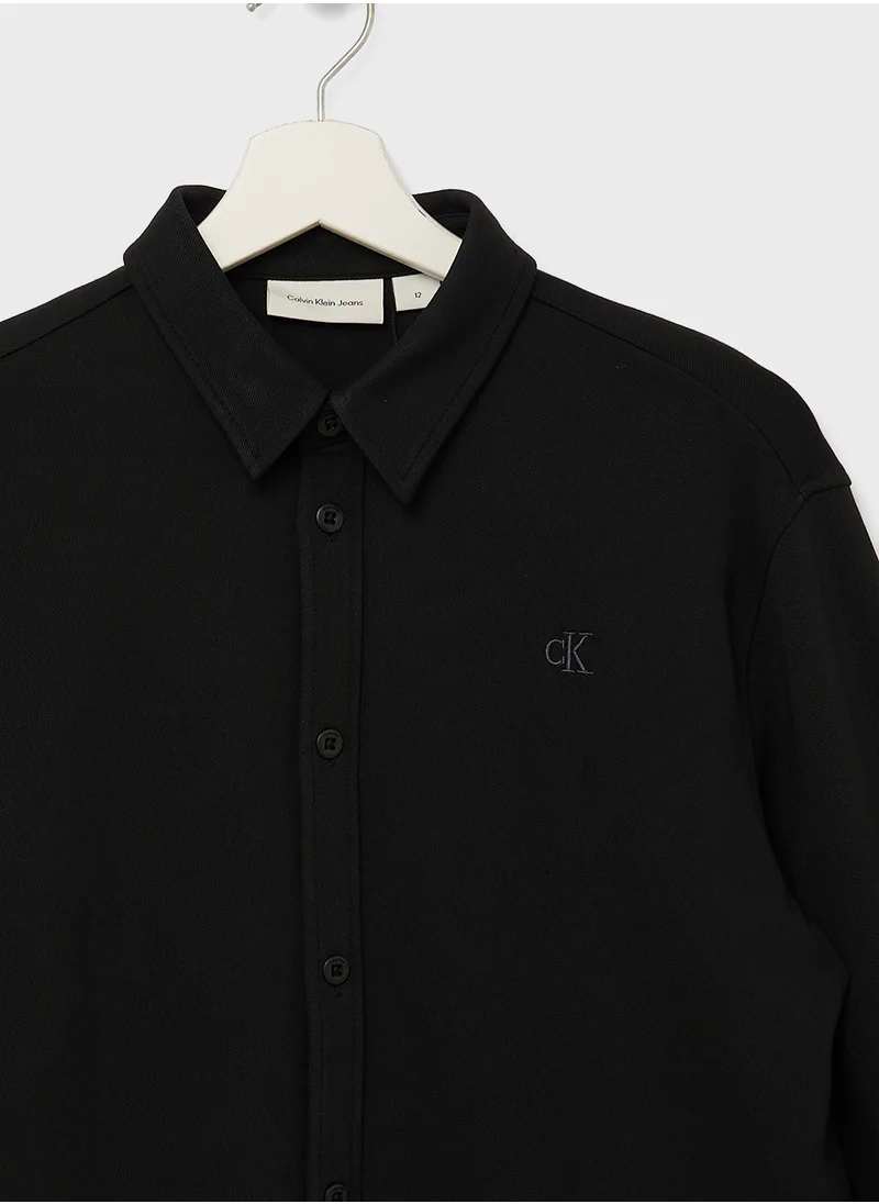Calvin Klein Jeans Youth Twill Punto Shirt