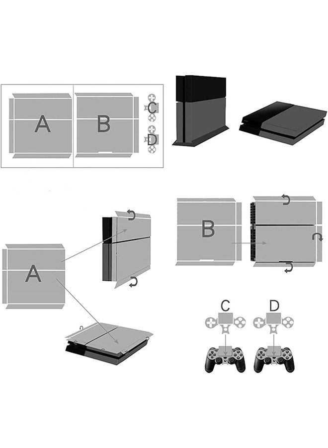 Y&D Custom Console And Controller Skin Sticker For PlayStation 4 - Image 4