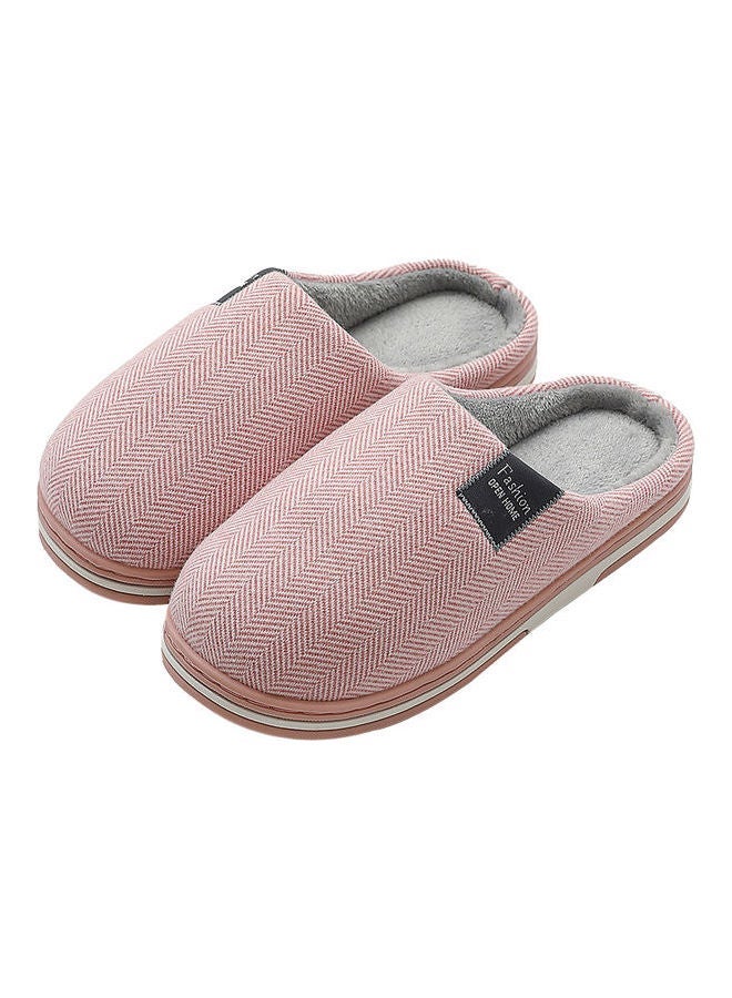 Joychic Cotton Bedroom Slippers Pink - Image 1