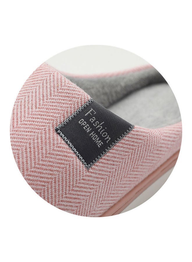 Joychic Cotton Bedroom Slippers Pink - Image 4