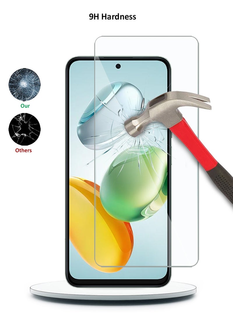 دبليو تيك واقي شاشة من الزجاج المقوى من هونر X7c 4G 2024 Premium Series 9H 2.5D (MSG9CN) - شفاف - Image 3