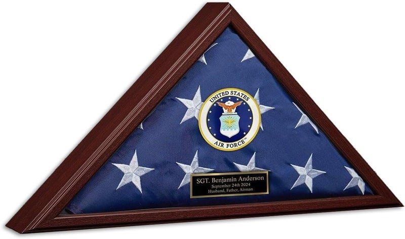 HomeWetBar Air Force Custom Flag Case  Made in USA  - Image 4
