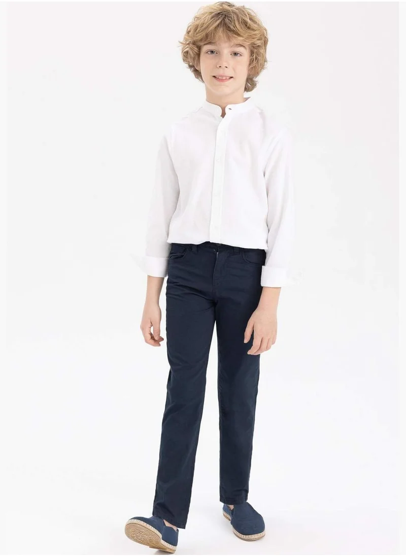 ديفاكتو Regular Fit Long Sleeve Shirt
