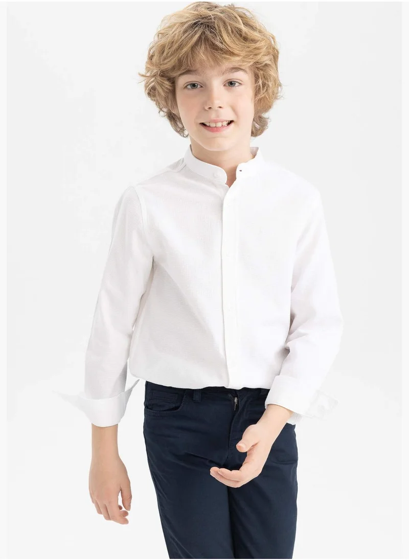 ديفاكتو Regular Fit Long Sleeve Shirt