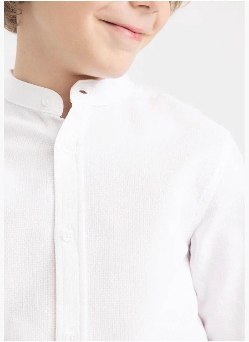 ديفاكتو Regular Fit Long Sleeve Shirt