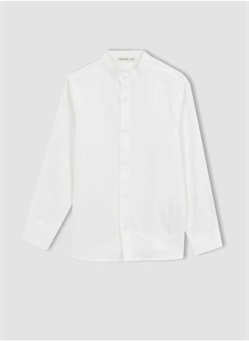 ديفاكتو Regular Fit Long Sleeve Shirt