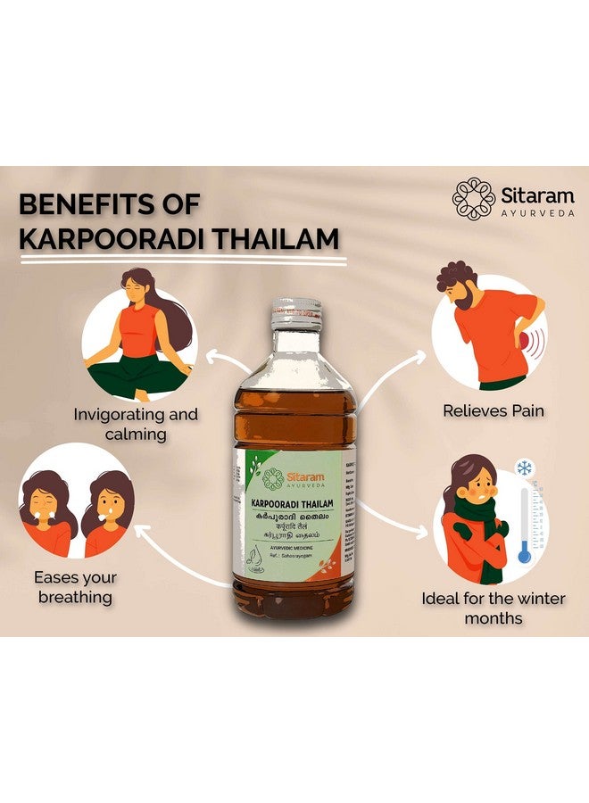 SITARAM زيت كاربورادي ثايلام من سيتارام أيورفيدا 200 مل | زيت كاربورادي ثايلام الأيورفيدي لتخفيف فوري من آلام المفاصل، التقلصات العضلية والآلام - Image 2