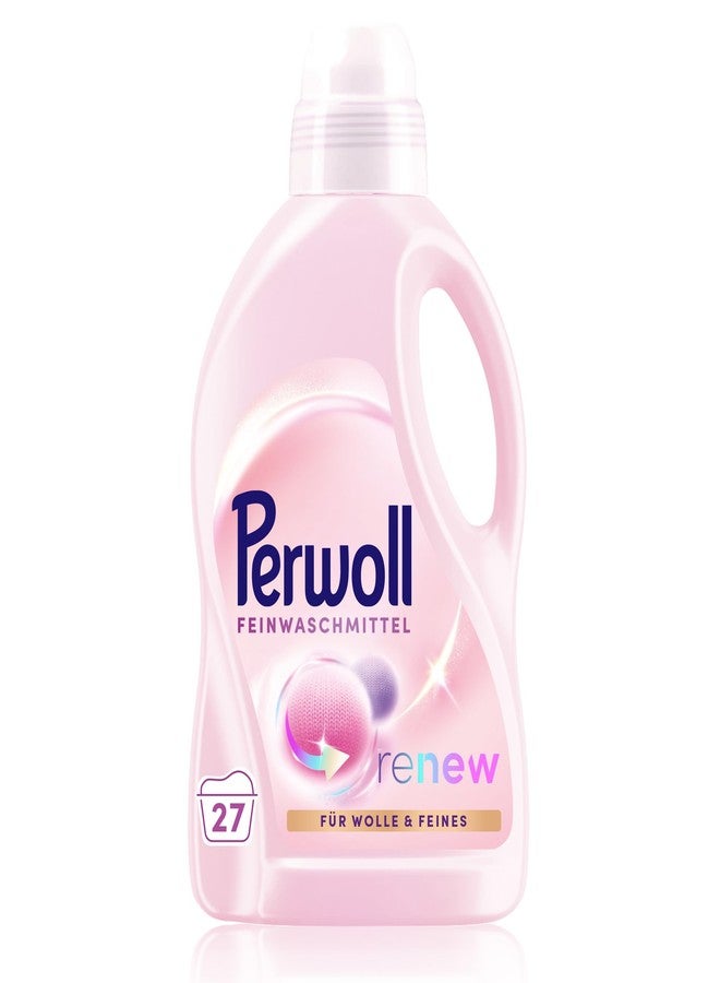 Perwoll Wool & Delicates Detergent (1 x 27 Wash Loads) | Detergent for Fine Fabrics | Gently Cleans, Smoothes and Renews Fibers & Prevents Pilling, with Triple-Renew Technology - Image 1