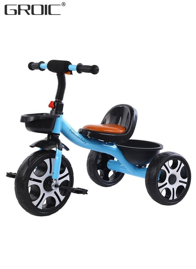 Kids Tricycles, Kids Trike Tricycles Toddler Bike with Basket, Baby Balance Bike with Adjustable Seat, Non-Slip Tires, Riding Toy for Training Motor Skills, Learning Balance - pzsku/Z6913042A8253AF6AE2B1Z/45/_/1692360116/0dd7a9f3-a4de-4632-a6e1-6ebef14ee0f5