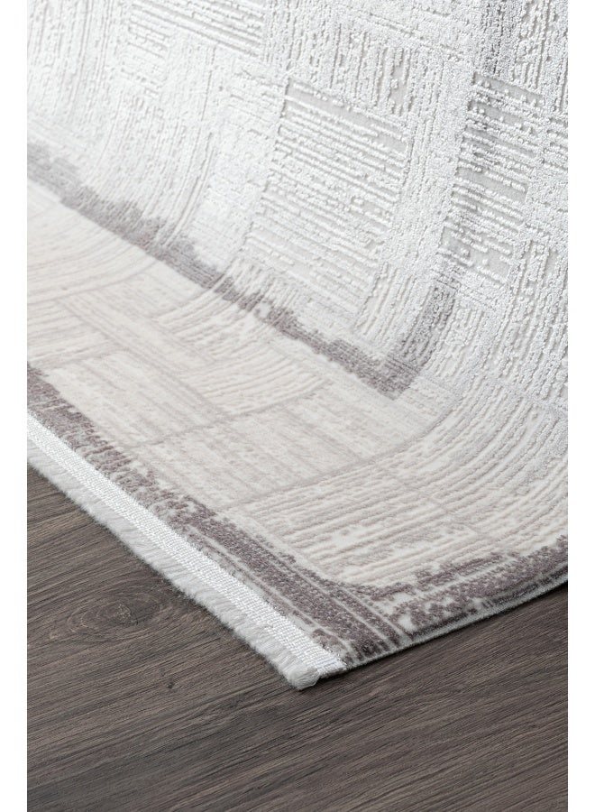 Koza Home Koza Hali Koza Premium Lara Gray Carpet A0250B Living Room Sitting Room Bedroom Corridor Machine Carpet 160 x 230 - Image 1