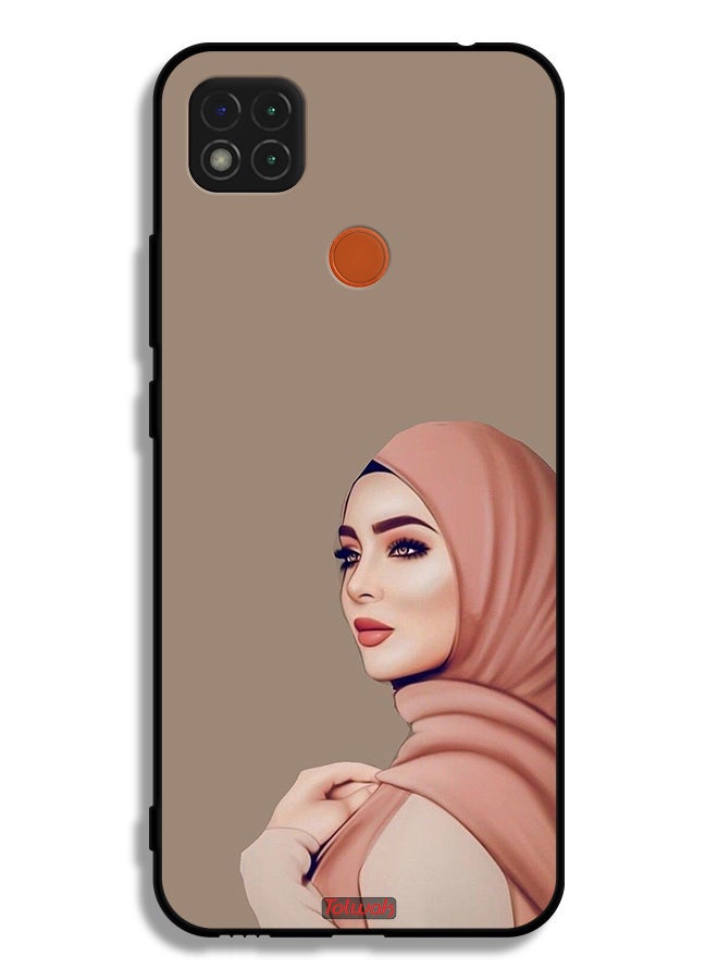 Tolwak Xiaomi Redmi 9C Protective Case Cover Beautiful Hijab Girl - Image 2