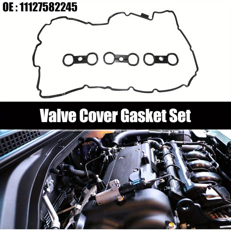 Valve Cover Gasket 1 Set for BMW Z4 X3 323i X5 328i 128i 528i 328xi 528xi 328i Xdrive - Image 1