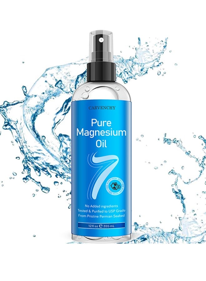 CARVENCHY Pure Magnesium Oil Spray, Promotes Calm Sleep And Relaxation, 8.4 Fl Oz / 250ml  - Image 1