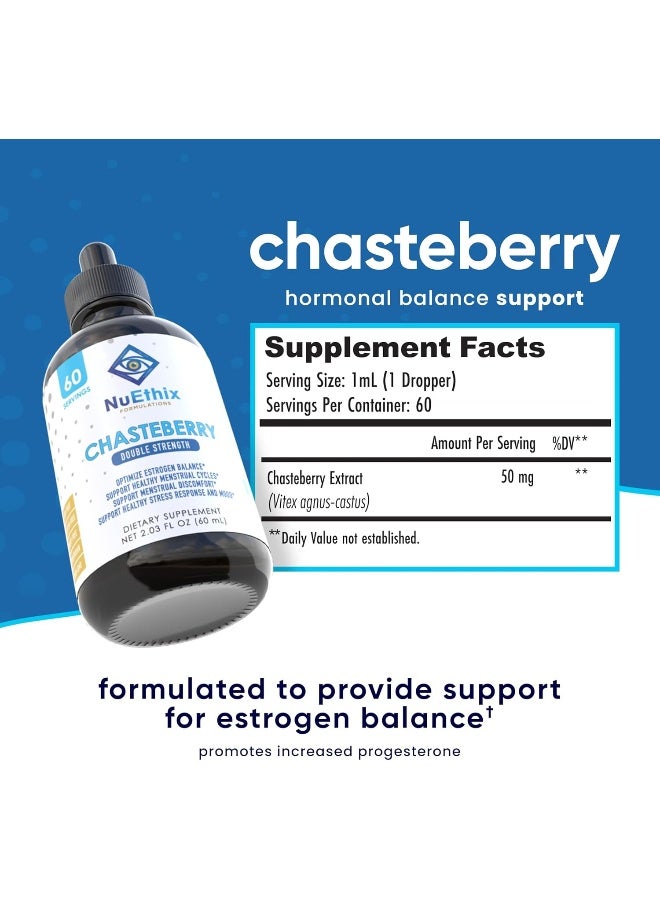 NuEthix Formulations Chasteberry Dietary Supplement for Women - 60 Servings - Image 2