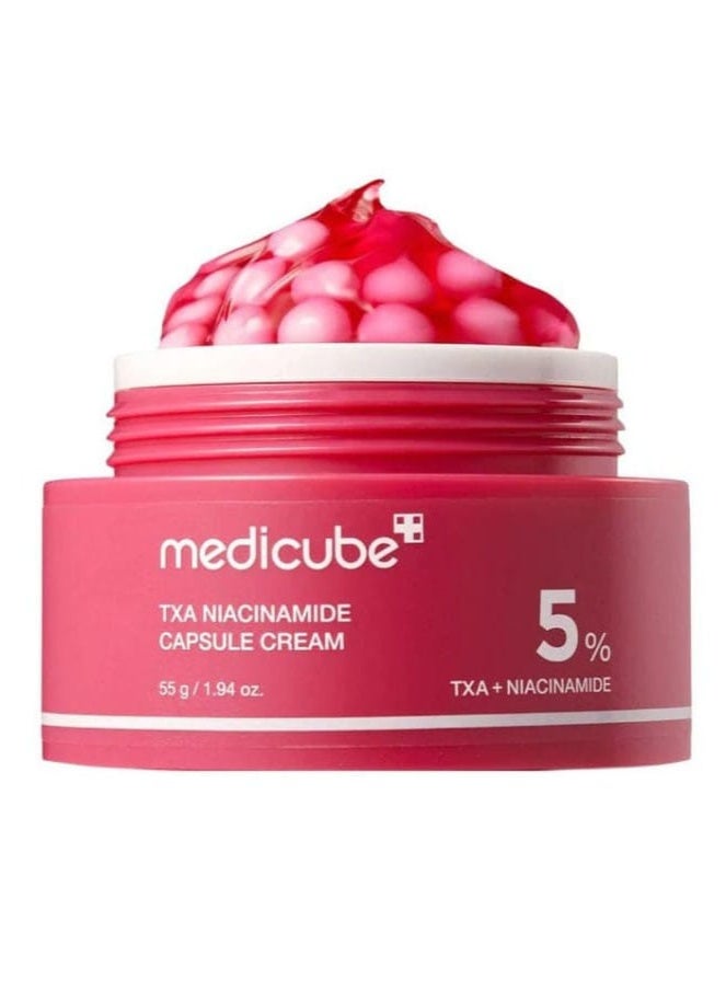 ميديكيوب ميديكوب كريم كبسولة نياسيناميد من تي اكس ايه بلس للاستخدام بعد العناية بالبقع|مرطب فائق الاشراق | لون بشرة غير متساوي وملمس وترطيب | حمض الترانيكساميك النقي بنسبة 99% والنياسيناميد | للعناية بالبشرة - Image 1