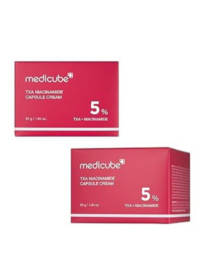 ميديكيوب ميديكوب كريم كبسولة نياسيناميد من تي اكس ايه بلس للاستخدام بعد العناية بالبقع|مرطب فائق الاشراق | لون بشرة غير متساوي وملمس وترطيب | حمض الترانيكساميك النقي بنسبة 99% والنياسيناميد | للعناية بالبشرة - Image 3