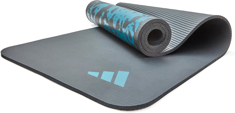 Adidas Tie-Dye Yoga Mat Blue Non-Slip Lightweight Mat for Yoga, Pilates & Stretching - Image 1